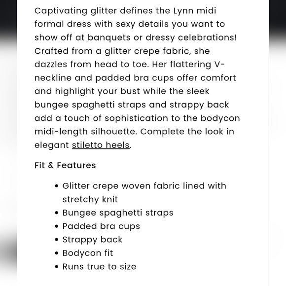 Lynn midi formal dress - Picture 6 of 8